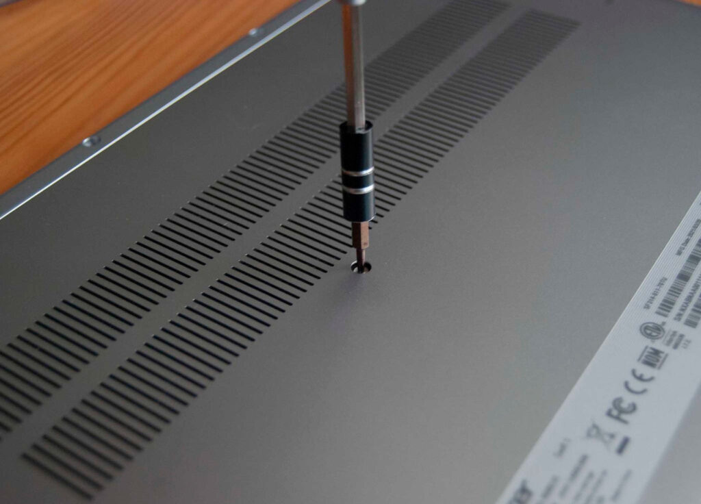 How to upgrade the SSD in the Acer Swift 3