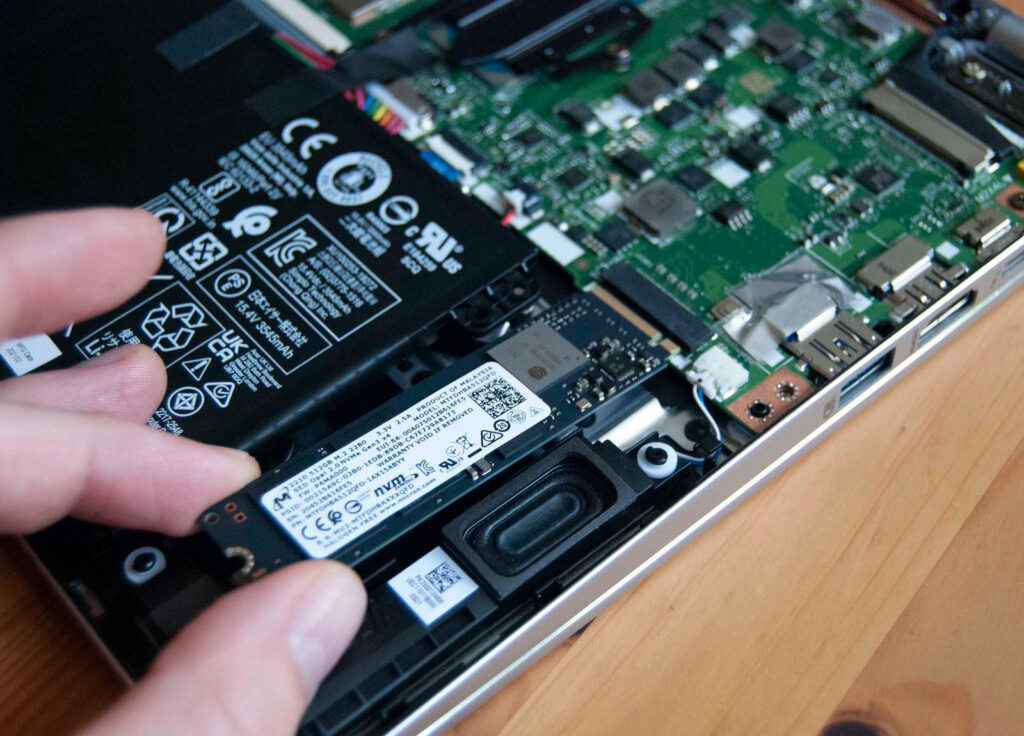 How to upgrade the SSD in the Acer Swift 3